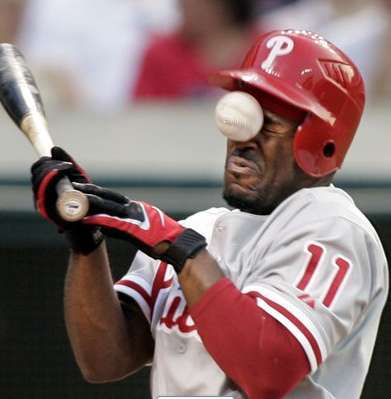 baseball hit in head